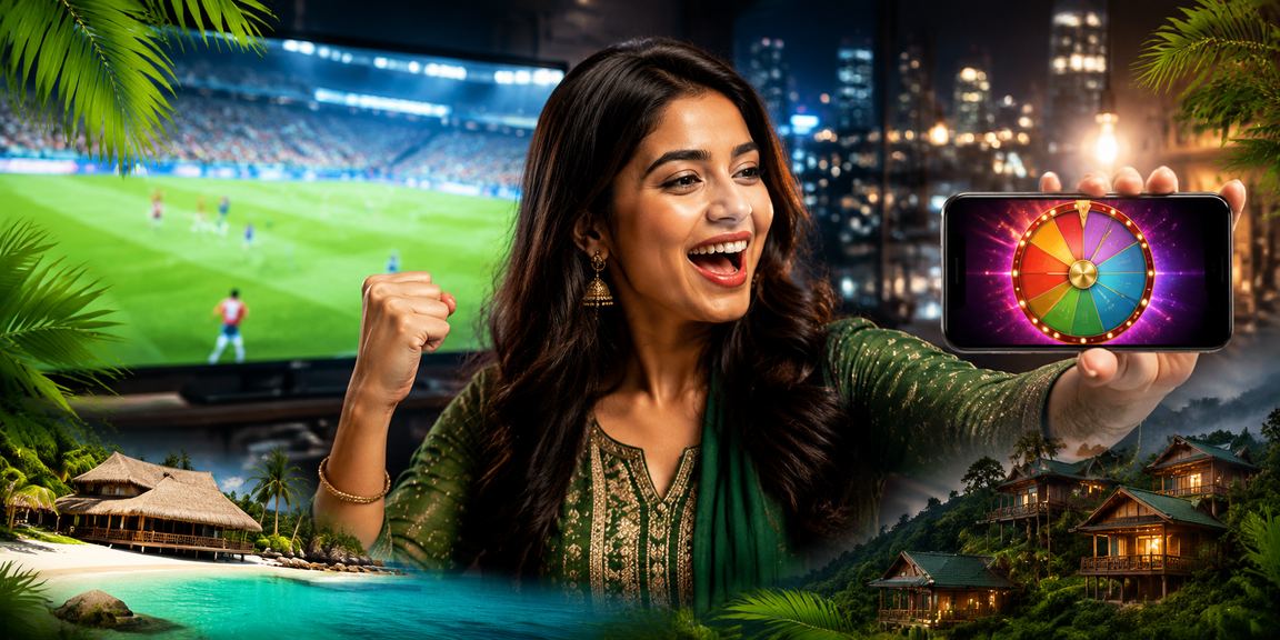 বান্দরবানে একজন তরুণী নিরাপদে অনলাইন বেটিং উপভোগ করছেন